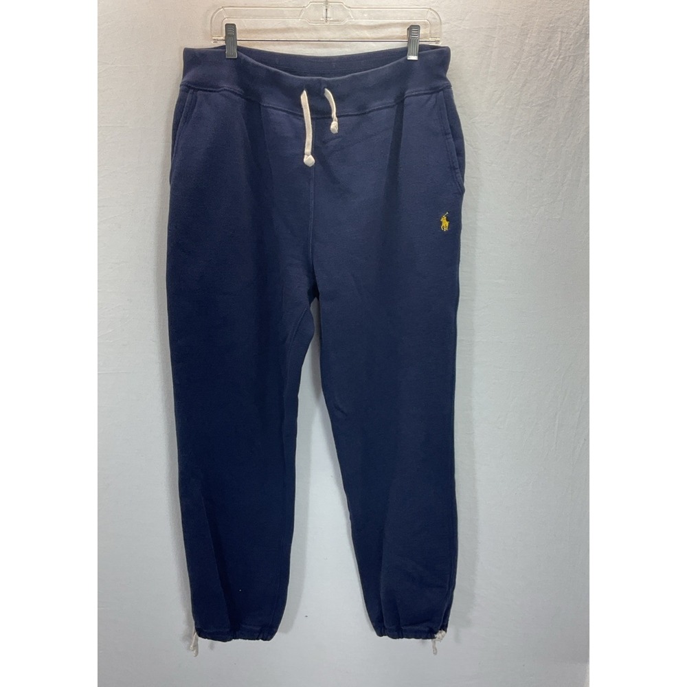 Polo Ralph Lauren Mens Sweatpants XL‎ Heavy Tie Waist Ankles Traditional Y2K